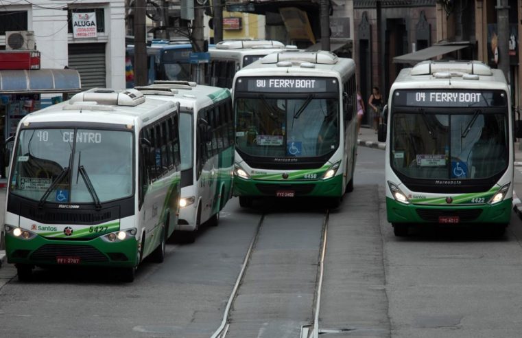 Pontos de ônibus serão remanejados no Centro de Santos. Confira linhas e locais