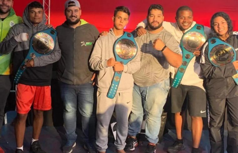 Boxeadores de Santos brilham com seis ouros em competição em São Paulo
