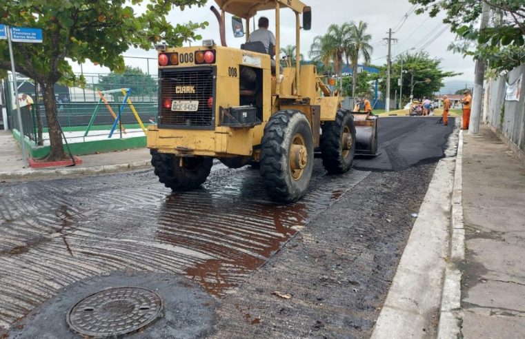 Obras diminuem risco de alagamento em via da Zona Noroeste em Santos