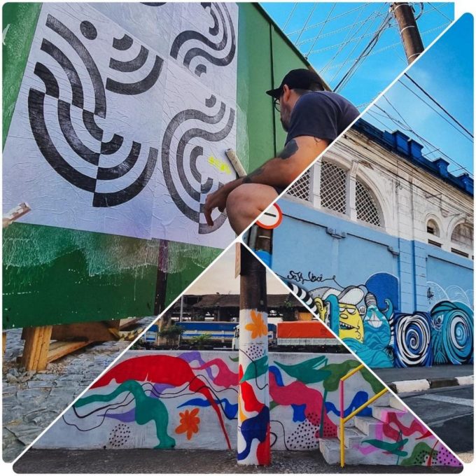 Artistas urbanos transformam Centro de Santos em exposição na conferência da Unesco