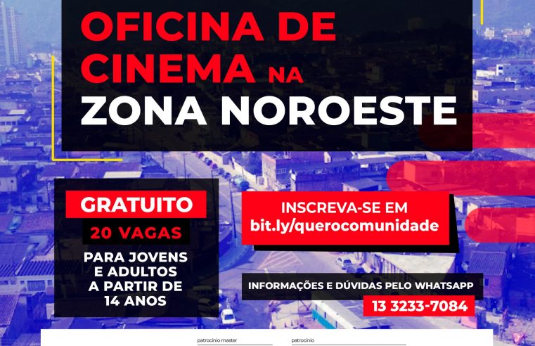 Querô oferece oficina de cinema para moradores da ZN