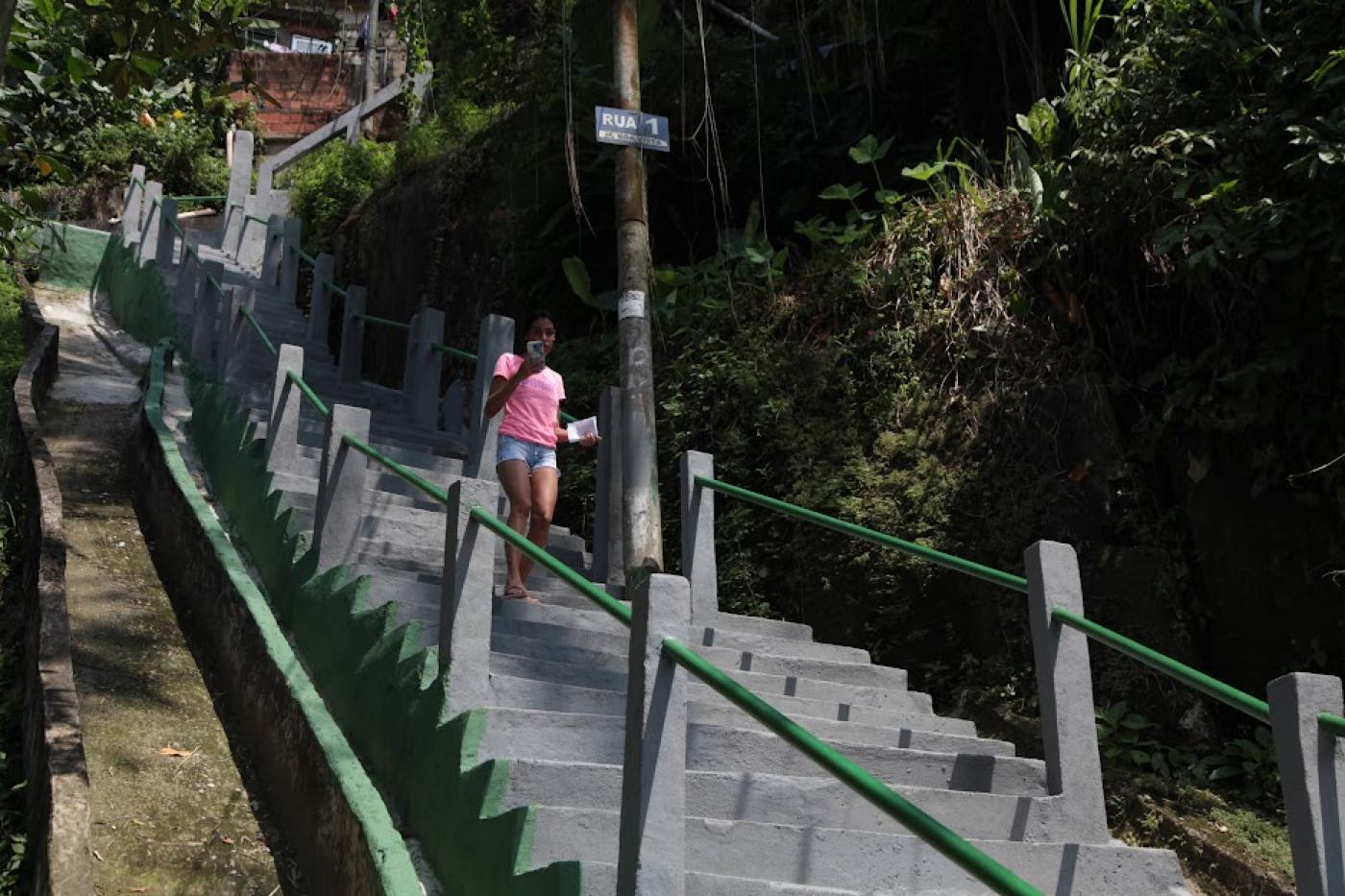Revitalização de escadarias do Morro do Pacheco deve ser concluída até o fim de julho
