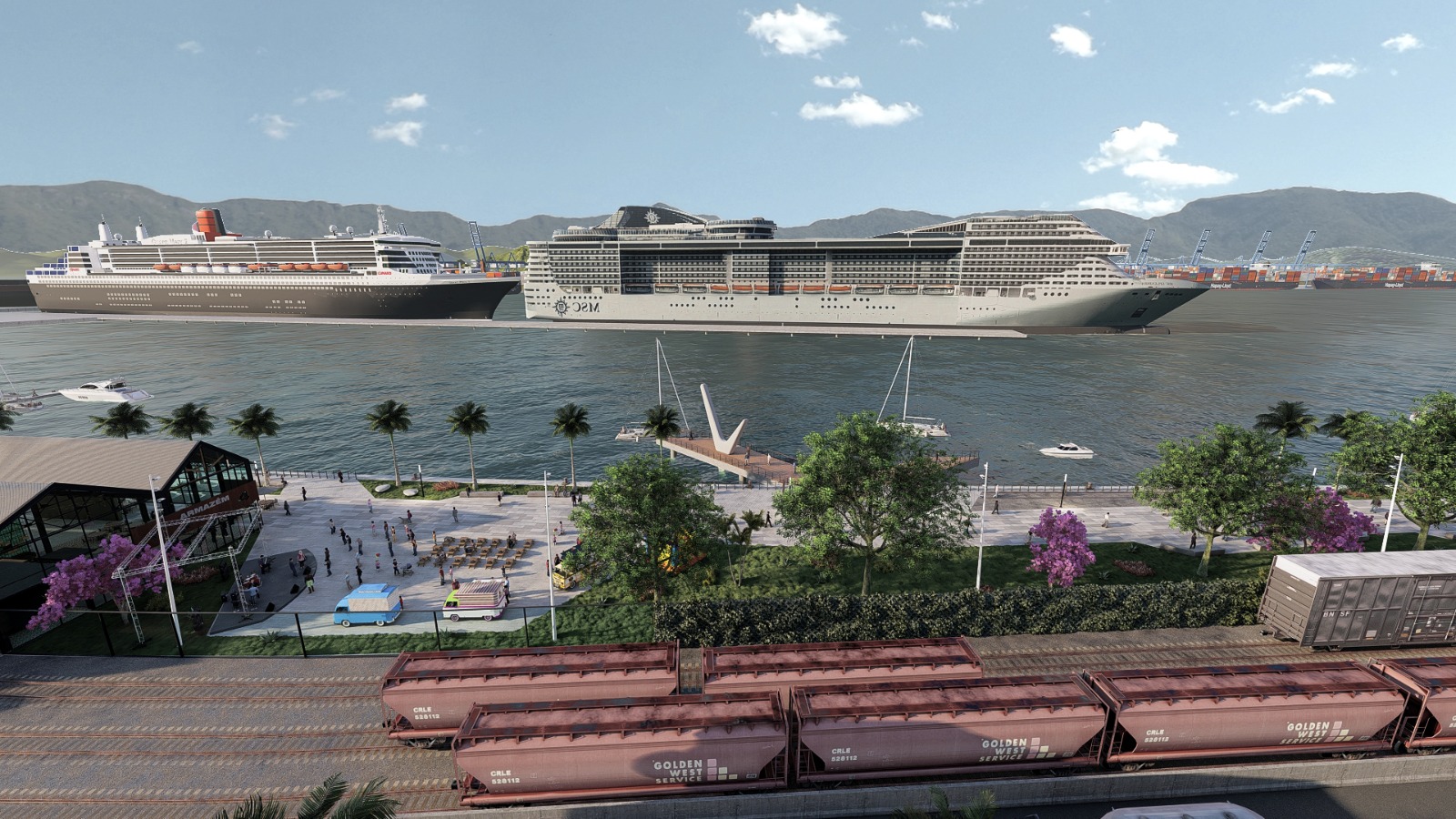 Área de antigos armazéns portuários se transformará em espaço cultural e de lazer