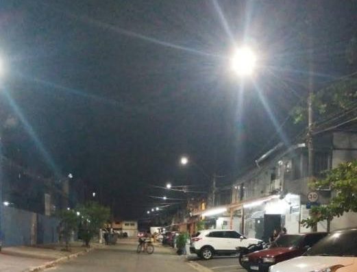 Bairro da Zona Noroeste ganha iluminação em LED