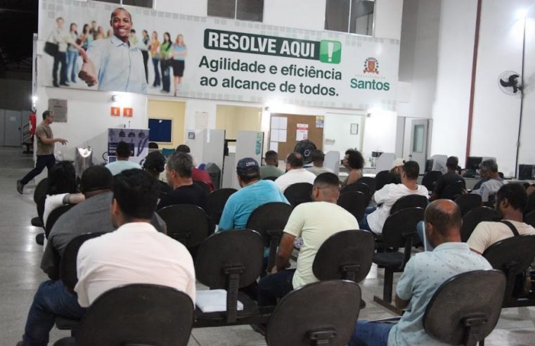 Mutirão do Emprego no ano oferece 100 vagas em Santos