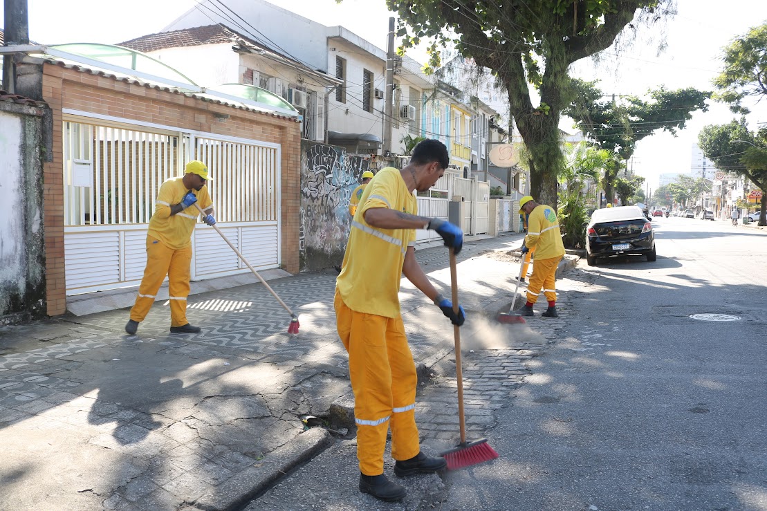 Viva o Bairro em Santos intensifica ações de zeladoria em cinco bairros