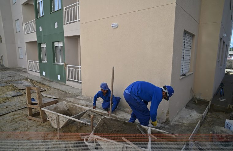 Obras de habitação popular avançam na Zona Noroeste de Santos