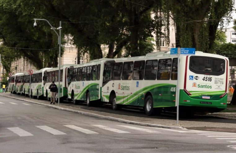 Santos: Tarifa de ônibus congelada e frota renovada com 18 veículos
