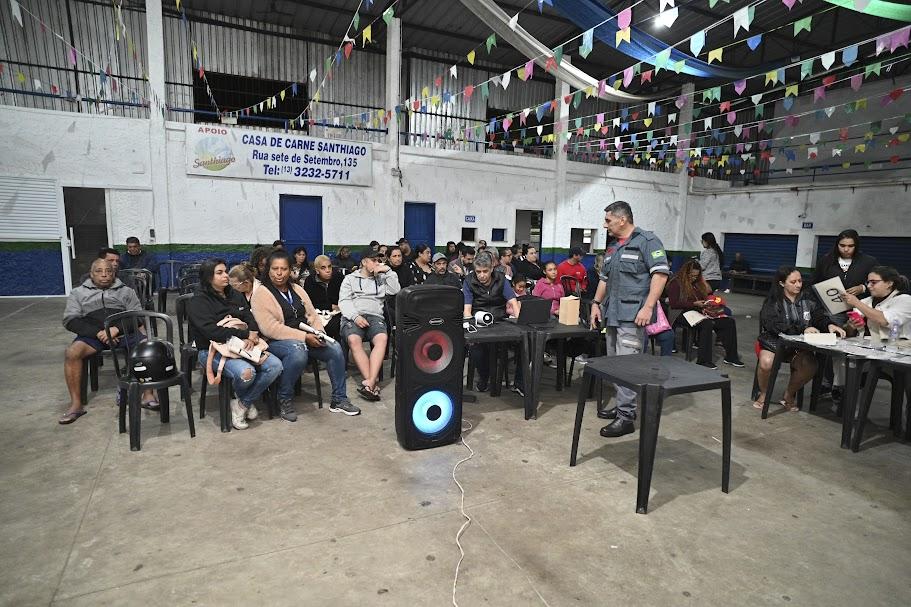 Ambulantes da Quermesse da Lagoa recebem treinamento para atuar com segurança