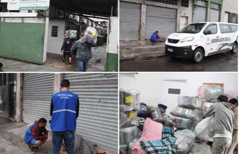 Santos intensifica acolhimento no frio a pessoas em situação de rua