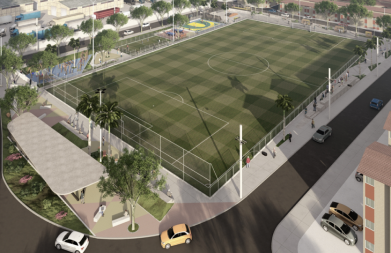 Campo de futebol da Caneleira terá vestiários com acessibilidade e novas estruturas