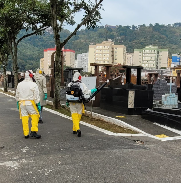 Santos intensifica combate ao Aedes aegypti em cemitérios