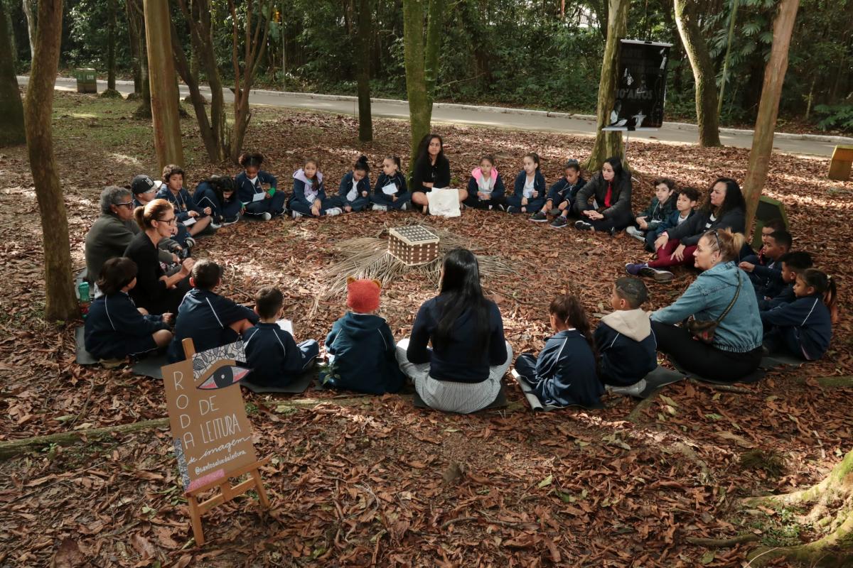 Leitura e cultura indígena no Jardim Botânico de Santos
