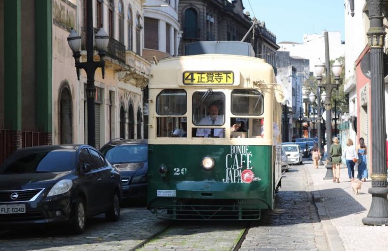 Linha Turística do Bonde de Santos tem passeios especiais  neste fim de semana