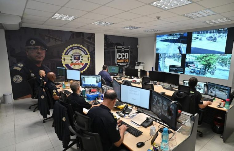 CCO de Santos completa 5 anos com 8 mil ocorrências atendidas e nova identidade visual