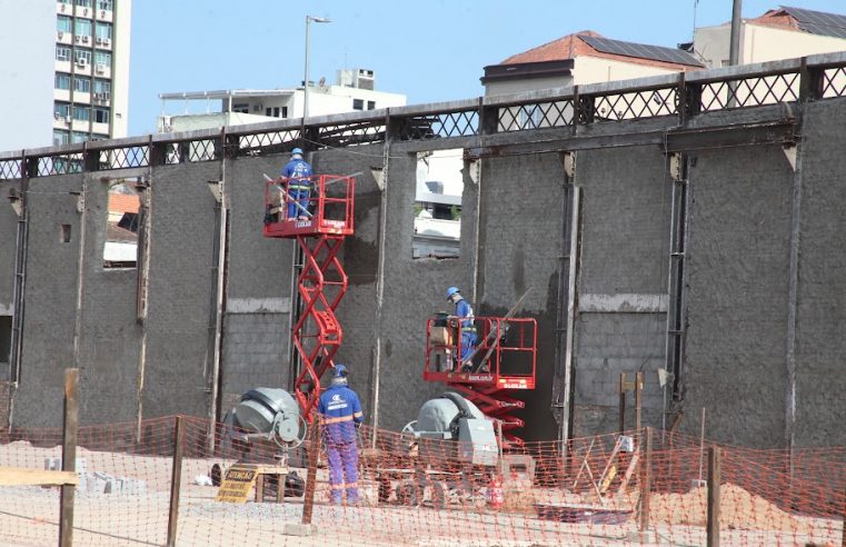 Parque Valongo: obras da 3ª etapa ganham foco na restauração do Armazém 3