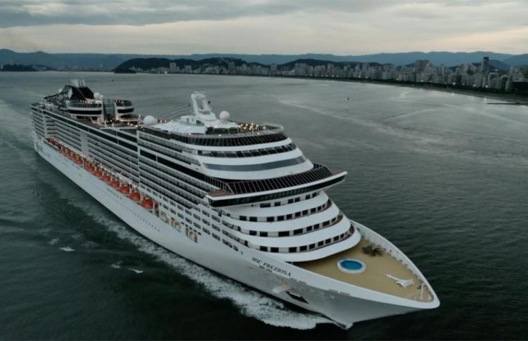 Santos Sunset celebra abertura da temporada de cruzeiros 2025/2026 no domingo (26)