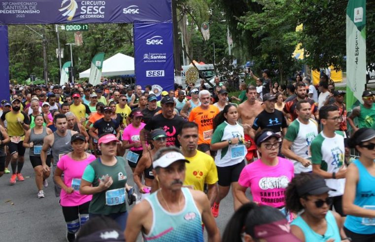 Abertas inscrições para a 4ª etapa do Campeonato Santista de Pedestrianismo