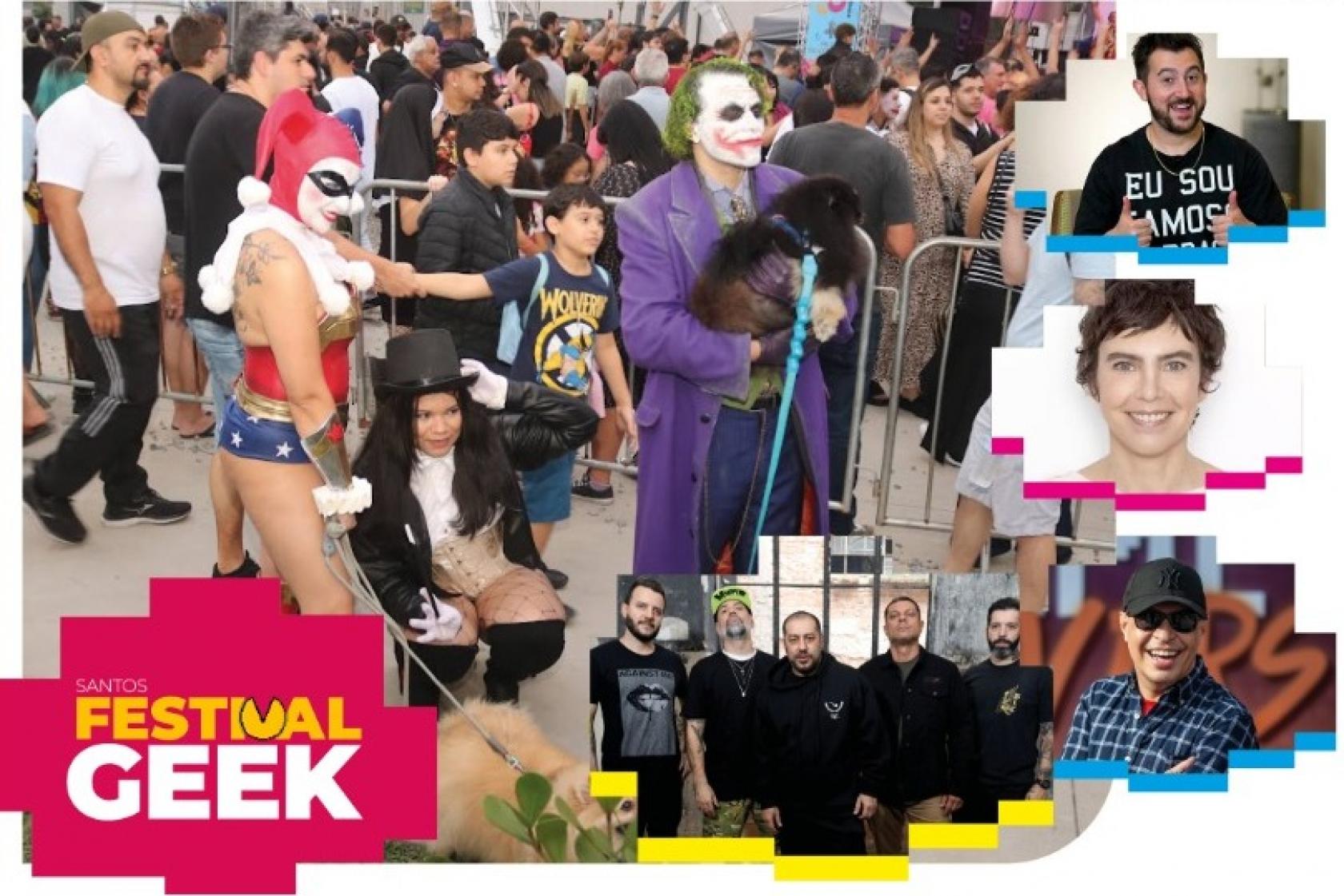 Centro recebe Santos Festival Geek com shows, games e atrações internacionais