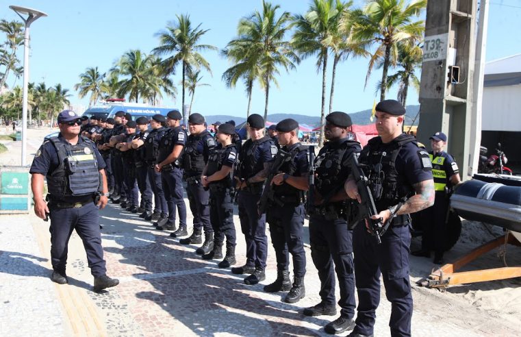 Santos inicia Operação Verão com reforço de 250 guardas municipais