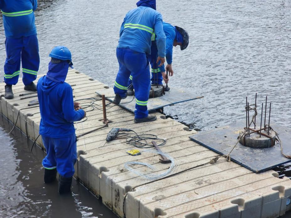 Reurbanização do Portinho Caruara chega a 50% e prepara novo complexo ecoturístico em Santos