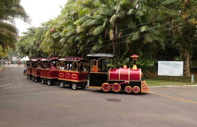 Passeio em trenzinho elétrico no Jardim Botânico segue até janeiro