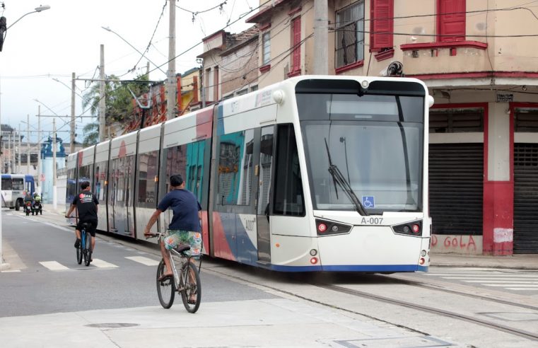 Nova linha do VLT começa a operar em Santos com tarifa gratuita até 15 de dezembro