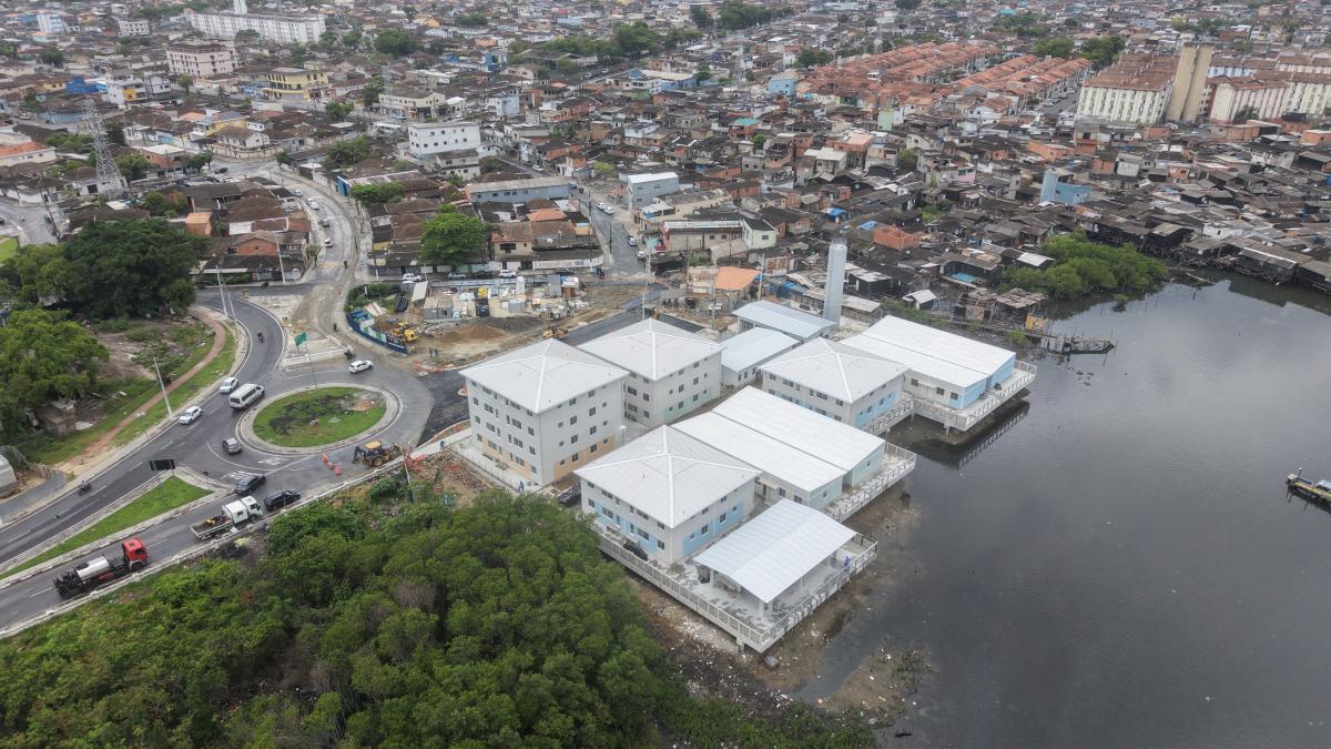 Pavimentação melhora acesso ao Parque Palafitas na Zona Noroeste