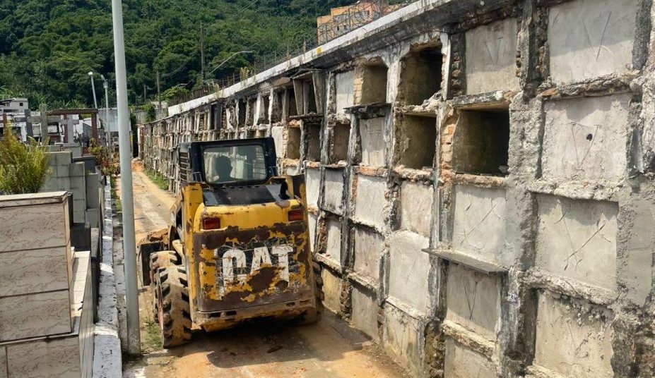 Santos inicia obras de revitalização no Cemitério da Filosofia