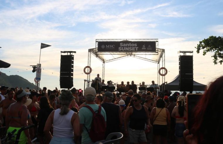 Santos Sunset chega à terceira edição neste sábado na Ponta da Praia