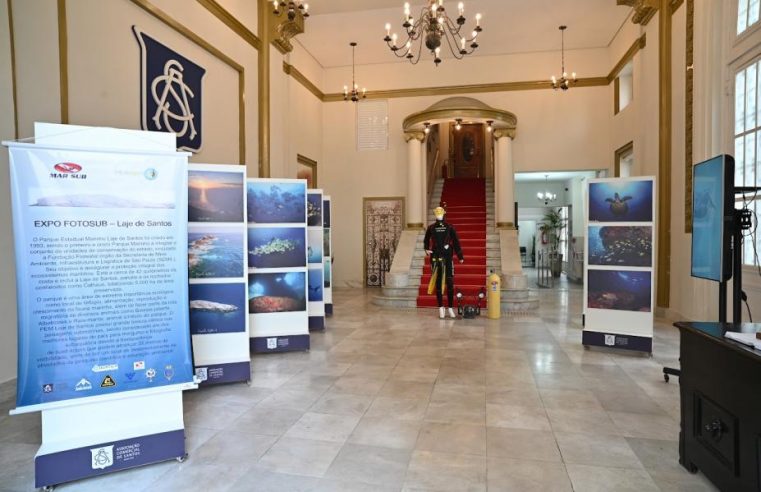 Exposição destaca a Laje de Santos na Associação Comercial