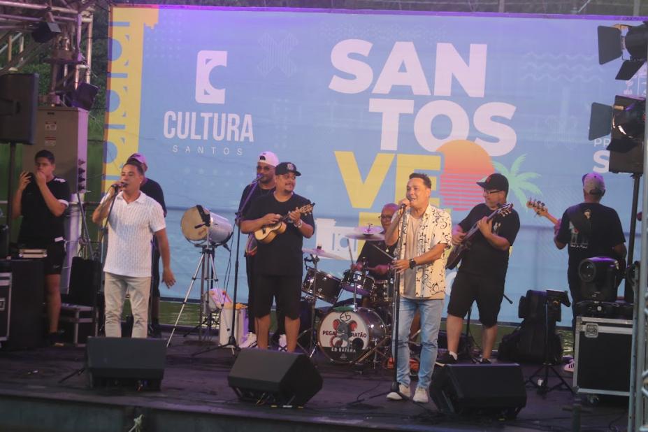 Shows movimentam tendas do Santos Verão 2026