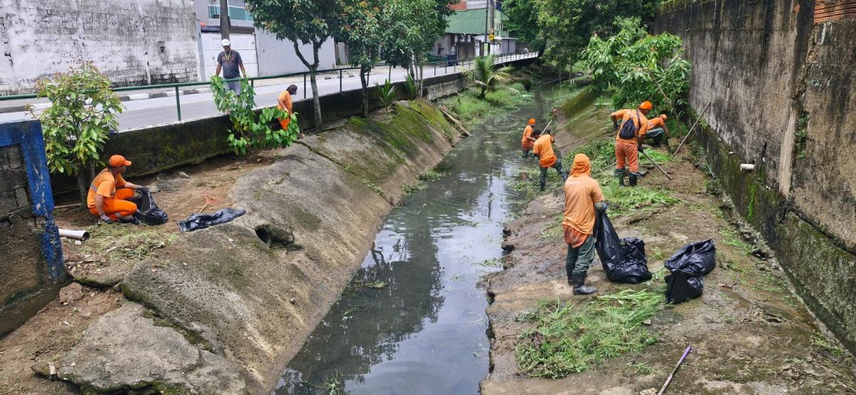 Serviços de drenagem urbana crescem em Santos e reforçam combate a alagamentos