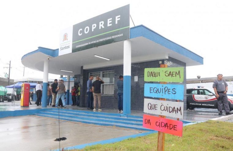 Santos inaugura Posto Avançado de Zeladoria no Saboó